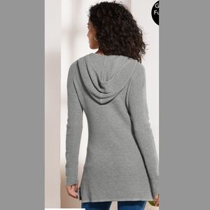 SOFT SURROUNDING Naomi Knit Sweater Tunic Hooded EUC